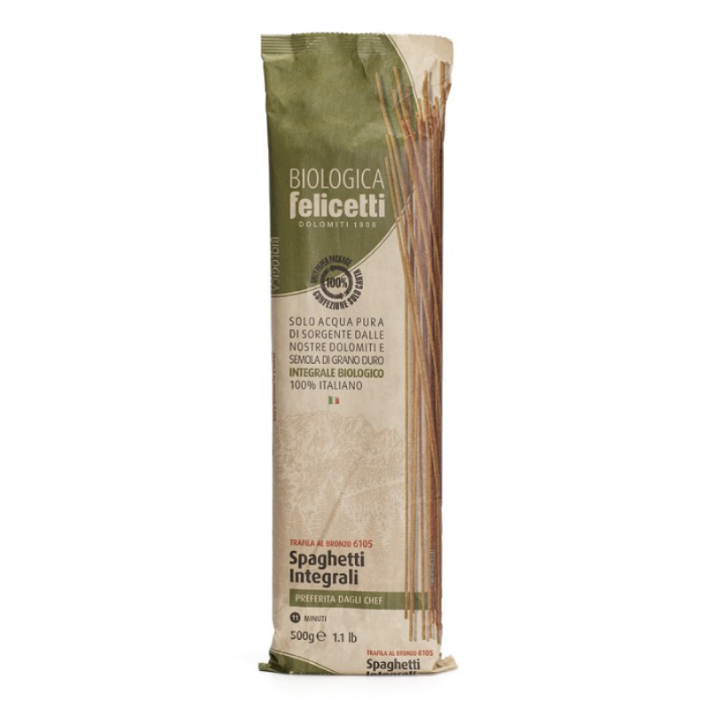 FELICETTI Pastas Spaghetti Bio Integrale 500 g