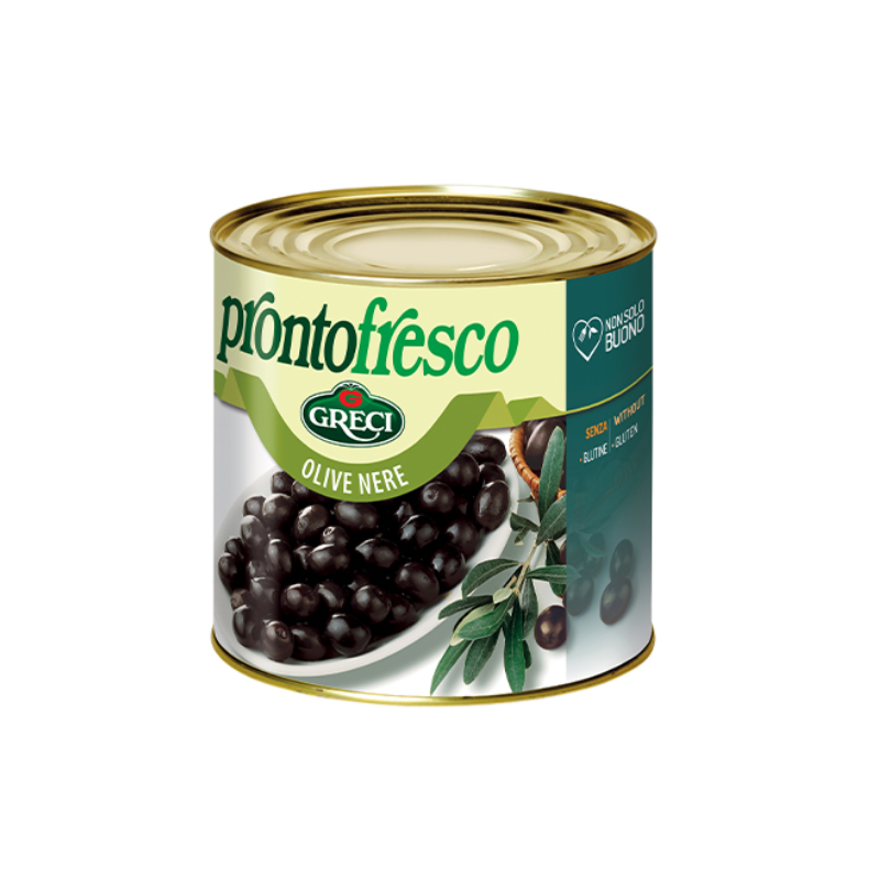 OLIVE NERE - ACEITUNAS NEGRAS 2600 g