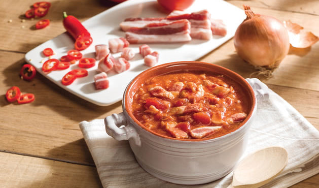 SUGO ALL'AMATRICIANA - SALSA DE TOMATE-TOCINO-VERDURAS 800 g