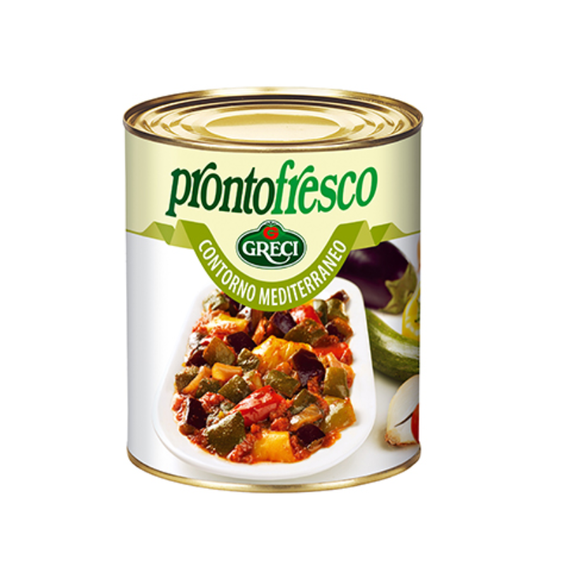 CONTORNO MEDITERRANEO - MIX DE VEGETALES EN SALSA DE TOMATE 780 G