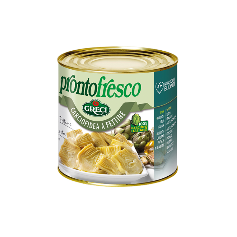 CARCIOFIDEA FETTINE IN OLIO ALCACHOFAS LAMINADAS 2400 G