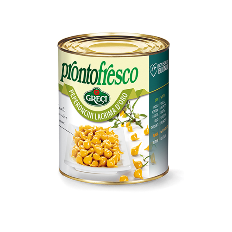 PEPERONCINI LACRIMA D' ORO PIMIENTOS DORADOS 790 G