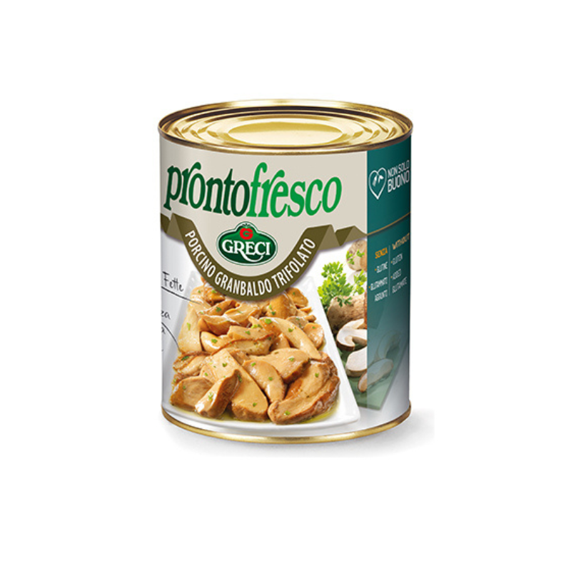 PORCINO GRANBALDO TRIFOLATO - CHAMP. LAM. Y SALT.EN ACEITE 800 g