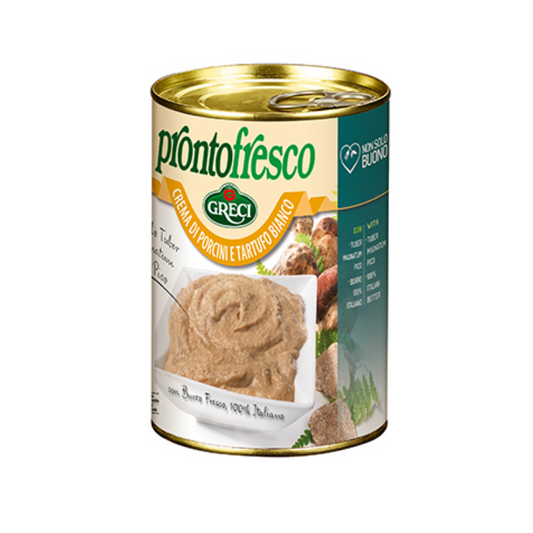 CREMA DI PORCINI E TARTUFO BIANCO 6 X 400 GR