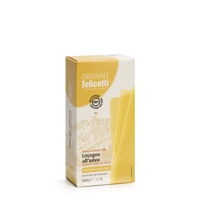 FELICETTI Pastas All'Uovo Lasagna 500 g