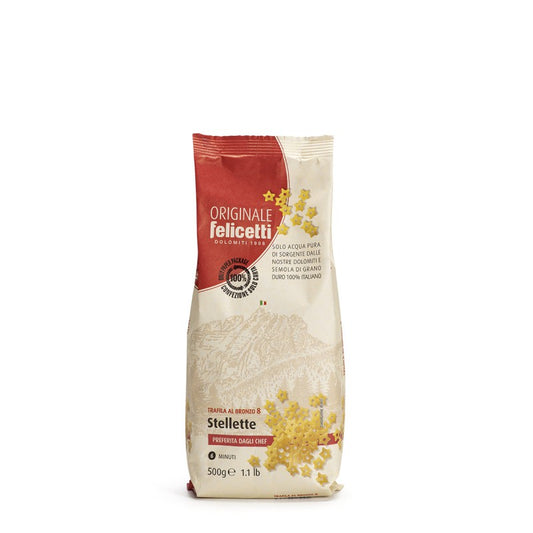 FELICETTI Pastas de Semola Speciale Stellette 500 g